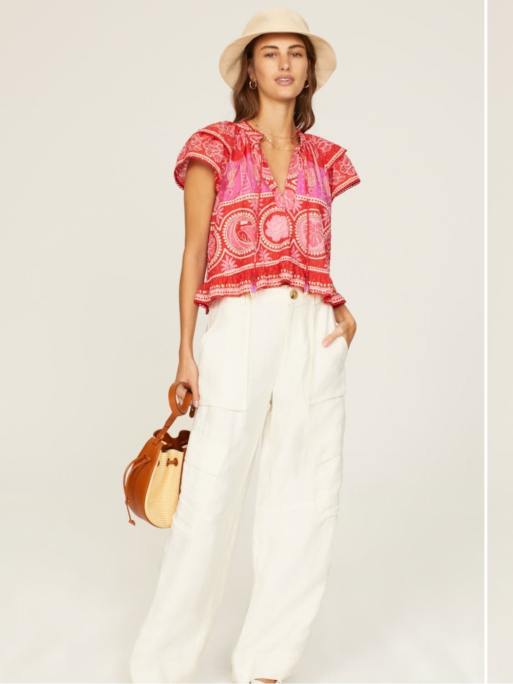 FARM Rio Summer Sunrise Top